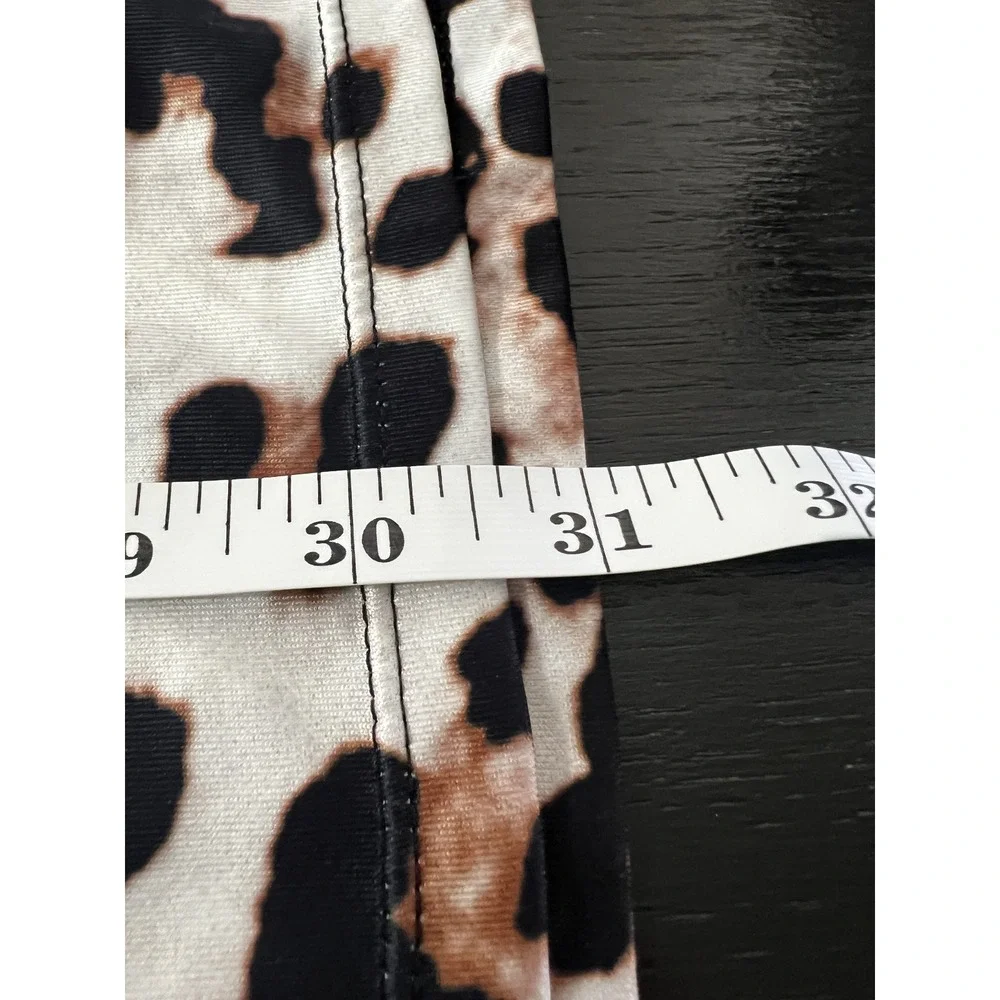 Avidlove Chemise Women S Brown Leopard Print Lace Trim Side Slit Lingerie Slip‎